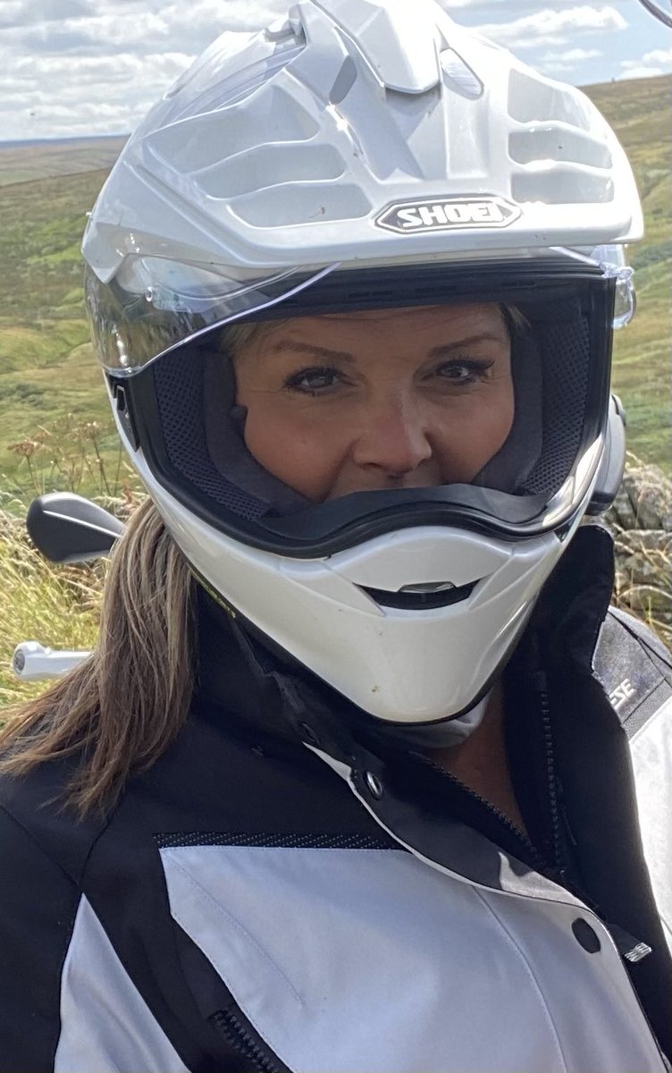 Warm ride 🥵 around Weardale and Northumberland…Barnard Castle, Stanhope, Corbridge, Hexham, Alston then home 🏡 new helmet was fab 🤩