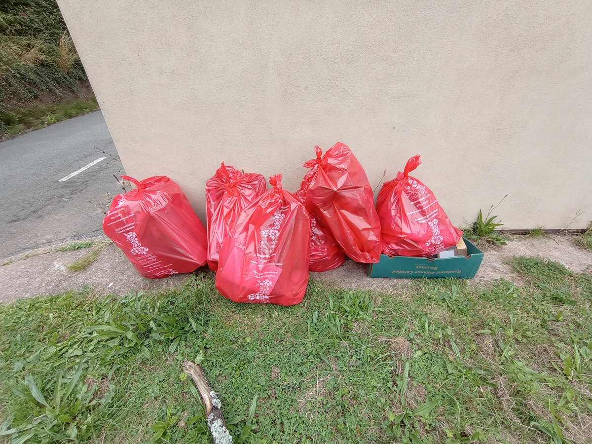 Julie27Rose's tweet photo. So I've missed all the greetings, so happy Sunday afternoon.
On my own litter picking today, normal service hopefully will return next week.
Six bags, one canister.
#keepingthecommunityclean πππ https://t.co/svfuxEbRZG