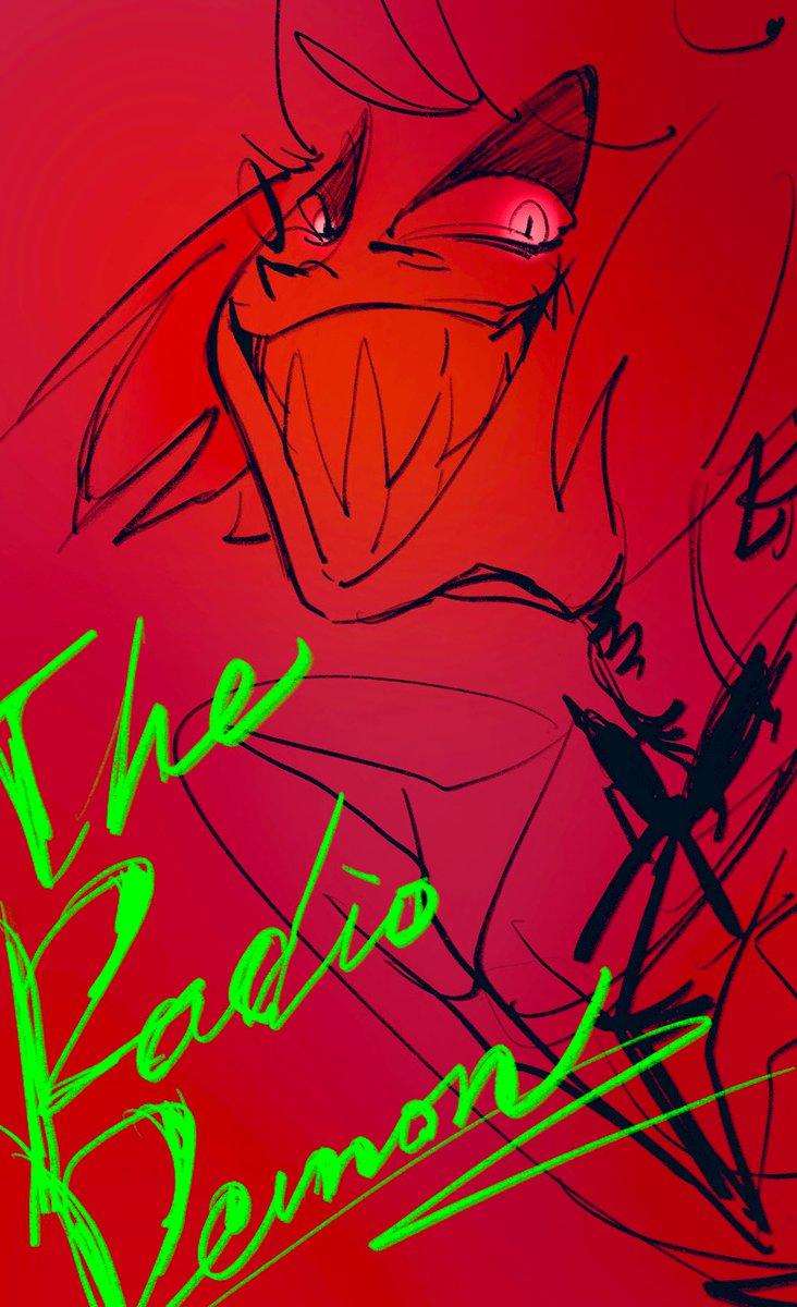JPeilike's tweet photo. #HazbinHotelAlastor #alastor #rediodemon https://t.co/w2qTjkbOce