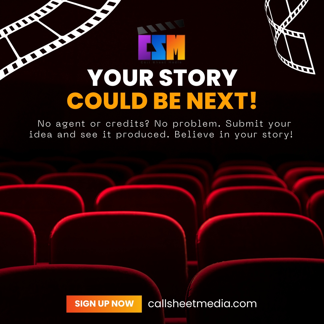 CallSheetMedia's tweet image. 🚀📽️ Dreaming of seeing your story on screen but lack credits or an agent? No worries!

Submit your idea and let’s make your cinematic dream come true. Apply today! 🌟🎥

#NextBigStory #ScreenSuccess

🌐 callsheetmedia.com

#CallSheetMedia #CSMMentorProgram #screenwriter...