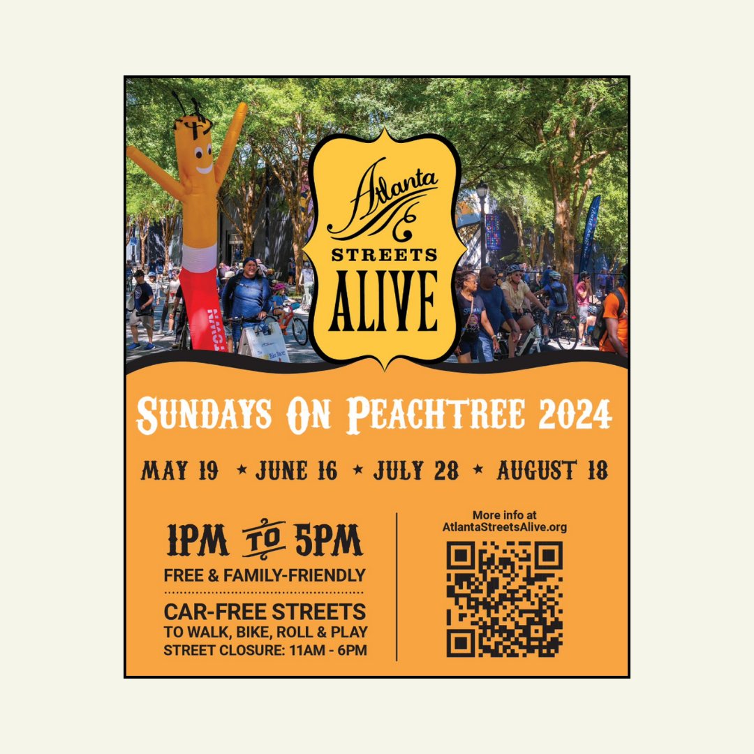 PATHFoundation's tweet photo. 📣 Final Atlanta Streets Alive event NEXT SUNDAY, August 18th
#atlga #propelatl #streetsaliveatl https://t.co/4aB3iz8XFx