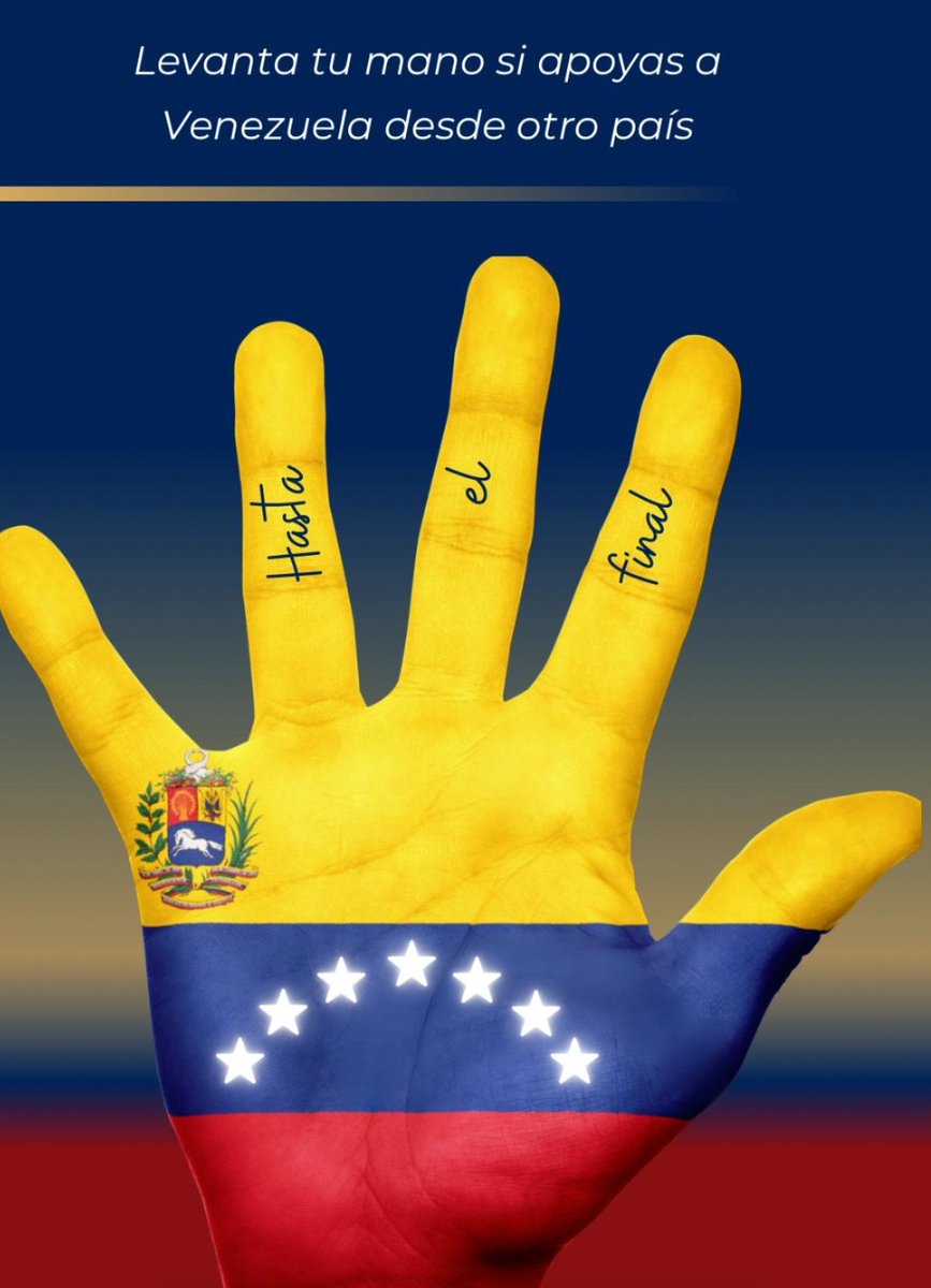 Levanta la mano 🙋 si apoyas a Venezuela ?