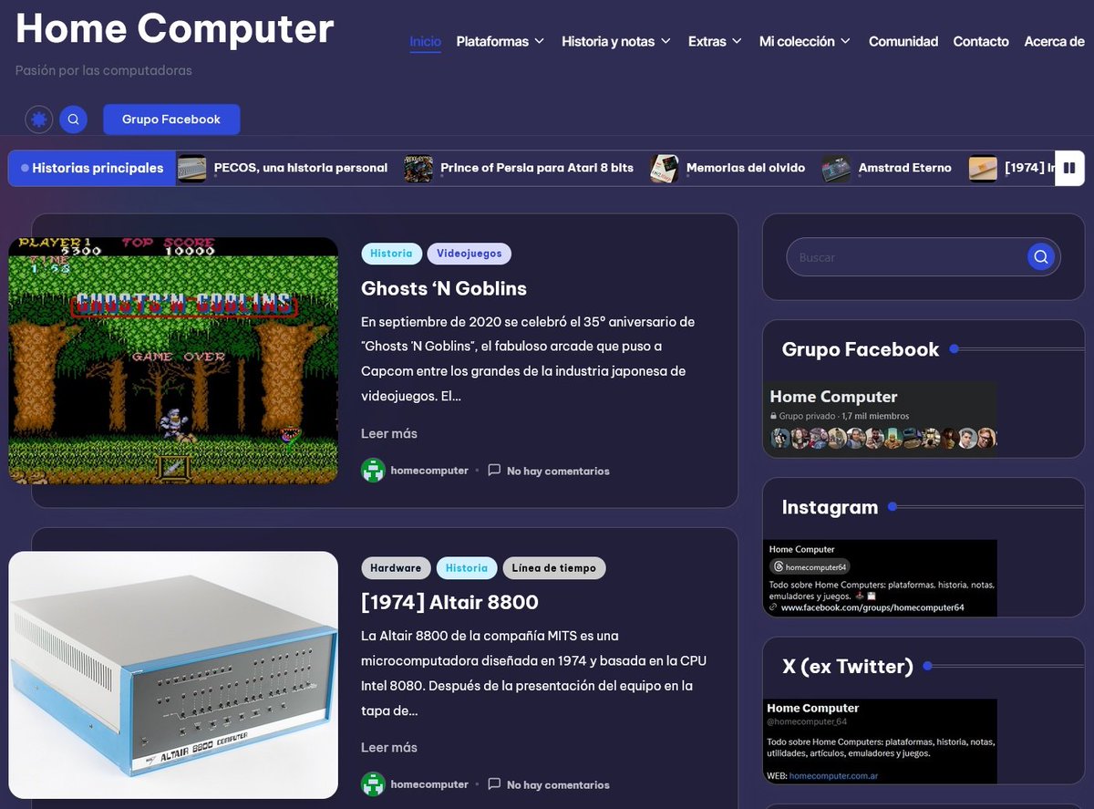 homecomputer_64's tweet photo. ¿Ya visitaste nuestra Web?

Si tenés ganas de leer un rato, conocer la historia y descubrir nuevos desarrollos, te invitamos a que visites el sitio web de Home Computer y participes dejando comentarios o escribiendo artículos o posts. ¡Te esperamos! 😊

https://t.co/R6EEJtiTfx https://t.co/JPU7hmIvCS