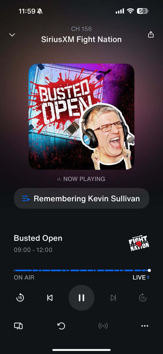 GuitarRed01's tweet image. Great show guys from the NYC Chapter @GKW_Wrestling @JustinLaBar @BustedOpenRadio #RIPKevinSullivan #BustedOpen247