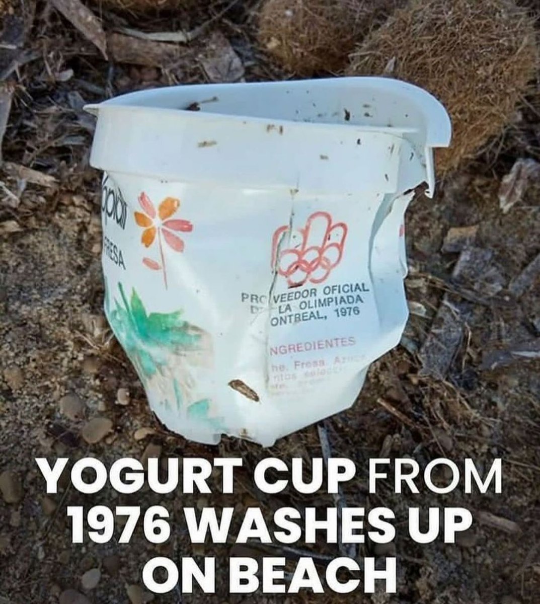 You may have seen this image circulating before. 📸 ⁠ We're resharing it as it commemorates the 1976 Olympics and is an important reminder that 48 years later, plastic still pollutes. Choose plastic-free reuse &amp; refill, and help us push for systems change. #PlasticPollutes