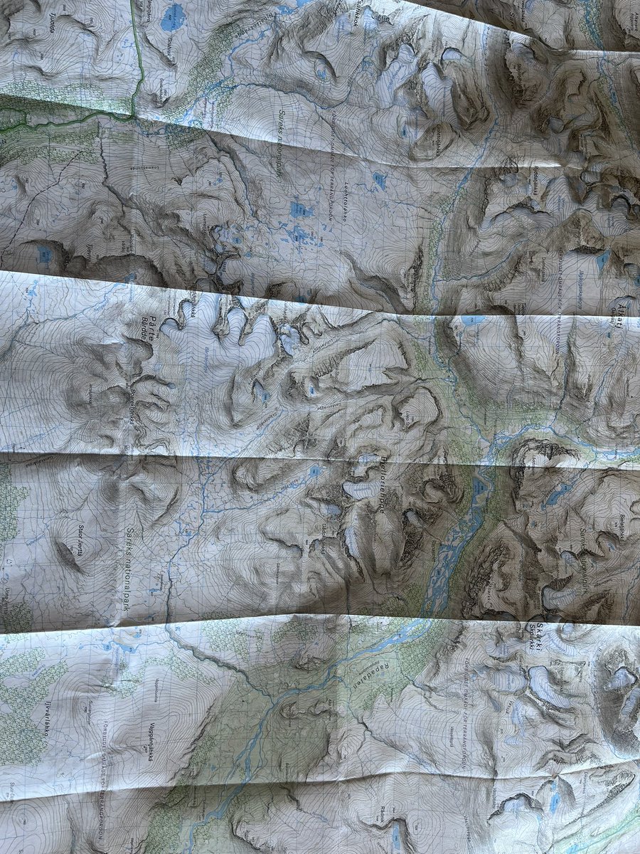 mountainsonbogs's tweet photo. We’re back to Sweden soon to walk across Sarek National Park. Spent the last couple of weekends studying the maps, sorting logistics and making porridges. Super excited! https://t.co/9G0UMdAEBO