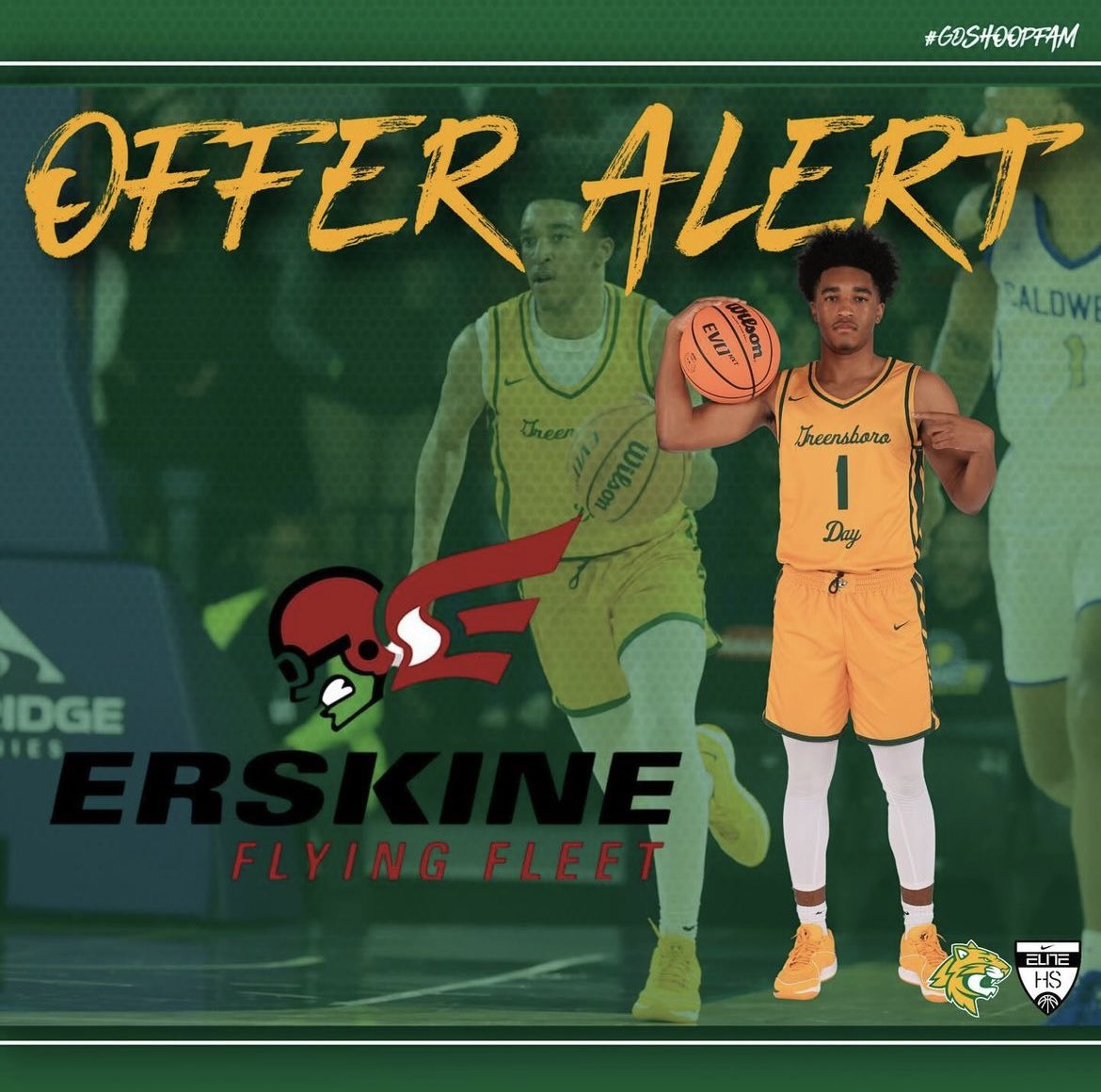 I am honored to receive my first offer from Erskine College 🔴🔵 <a href="/CoachJ1977/">Freddy Johnson</a>