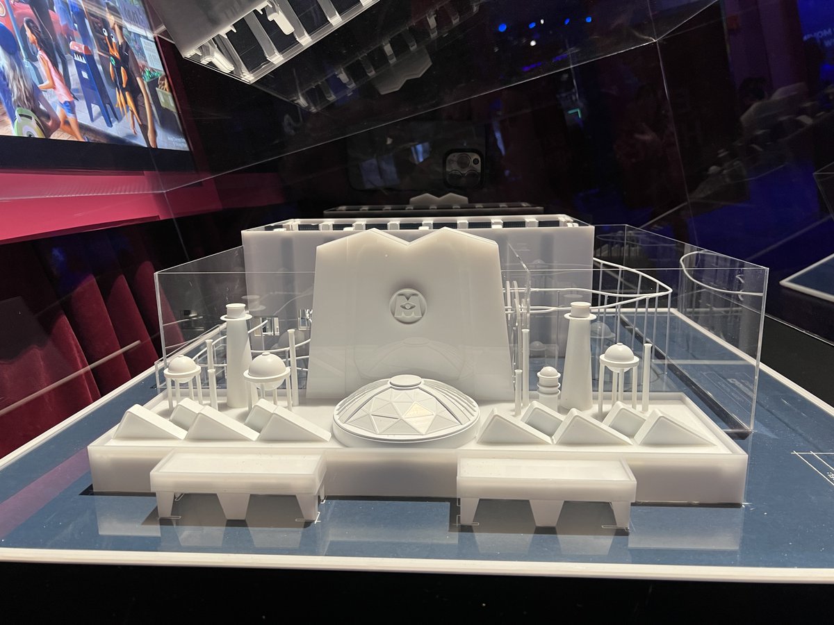 ScottGustin's tweet image. NEW: Here’s a look at a concept model for the Monsters Inc. Doors coaster coming to Disney’s Hollywood Studios.