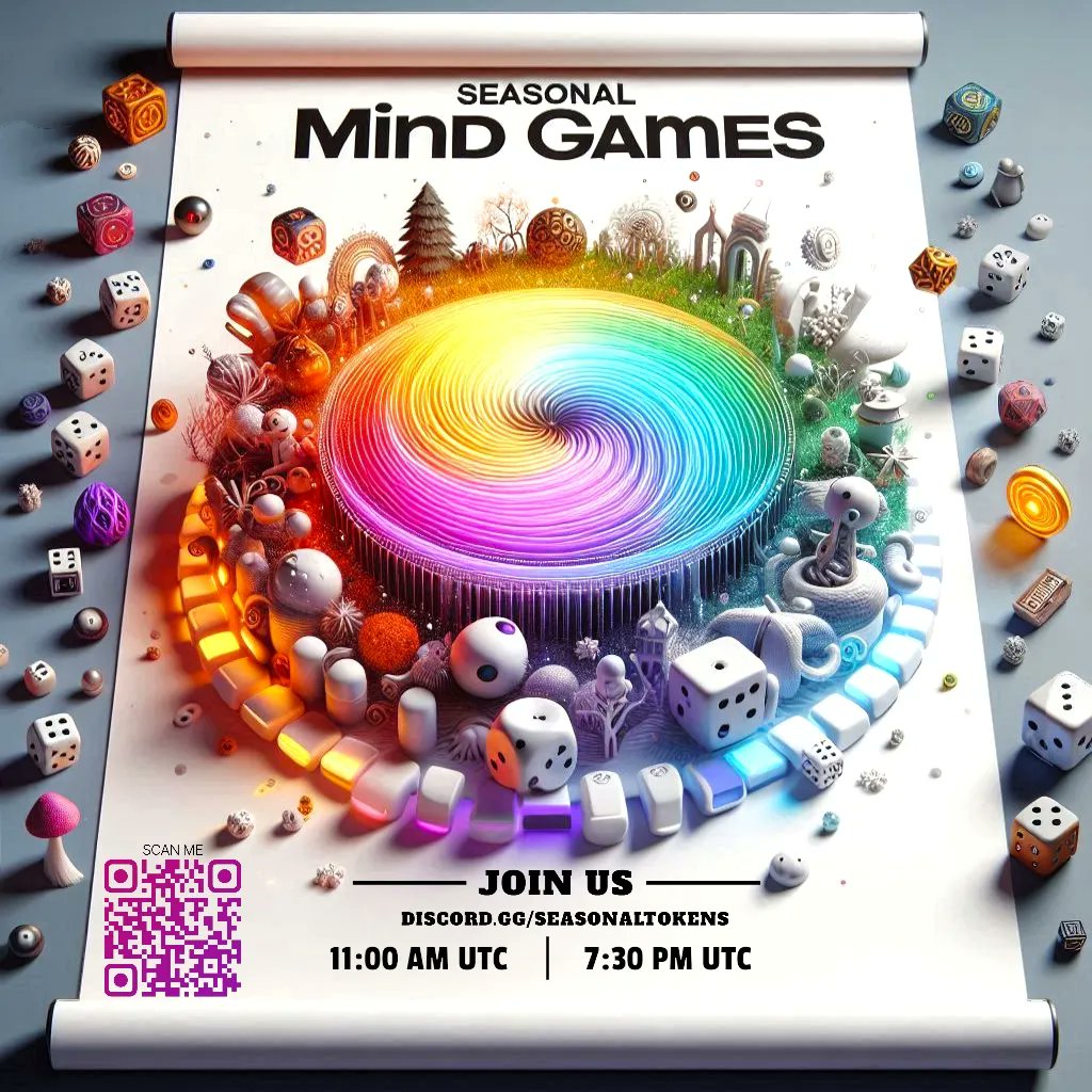 Earlyminte98754's tweet photo. π Ready for round two? Join us at 4:00 PM UTC for another cool round of #SeasonalMindGames. More $MATIC prizes! Donβt miss out: https://t.co/CxhpXNnNrh #CryptoFun #JoinUs #WinMATIC https://t.co/AHzhPaTz0z