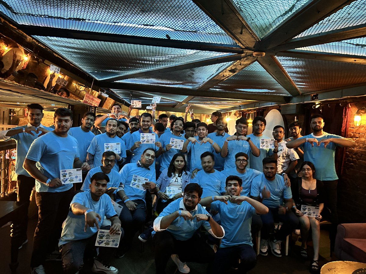 SomDubey09's tweet photo. 📸 We wrapped up our First @MantaNetwork @MantaNetwork_IN India 🇮🇳 Community Meet up. 
The meetup was both insightful and engaging, and the response from the community was truly remarkable. I hope everyone enjoyed their weekend. It was wonderful to see people attending despite the cloudy and rainy weather, connecting and discussing various topics with influencers and guests. The interest from new users in Manta is encouraging, and we are fortunate to have such dedicated individuals in our community who help us reach a larger audience.

Thank you to everyone who took the time to register and attend the meetup. A special thanks to those who traveled from different states to join us🙏

I would also like to extend my heartfelt appreciation to @NIMISHSahni6 , @sakshamm28, @SDAHIYA29 and @GyanshadowBit for their invaluable volunteer work. Their efforts were crucial in making the meetup a tremendous success❤️