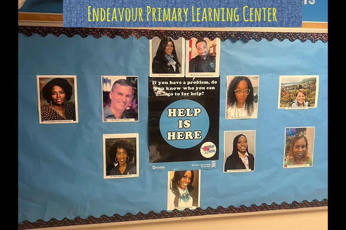 EPLC_bcps's tweet image. Endeavour Primary is dedicated to helping all scholars. 
#helpishere #LSW #ResilienceMatters @BCPS_DeputySupt @BCPSLeadership @baugh_dr90223 @BTA2023_Broward @browardschools