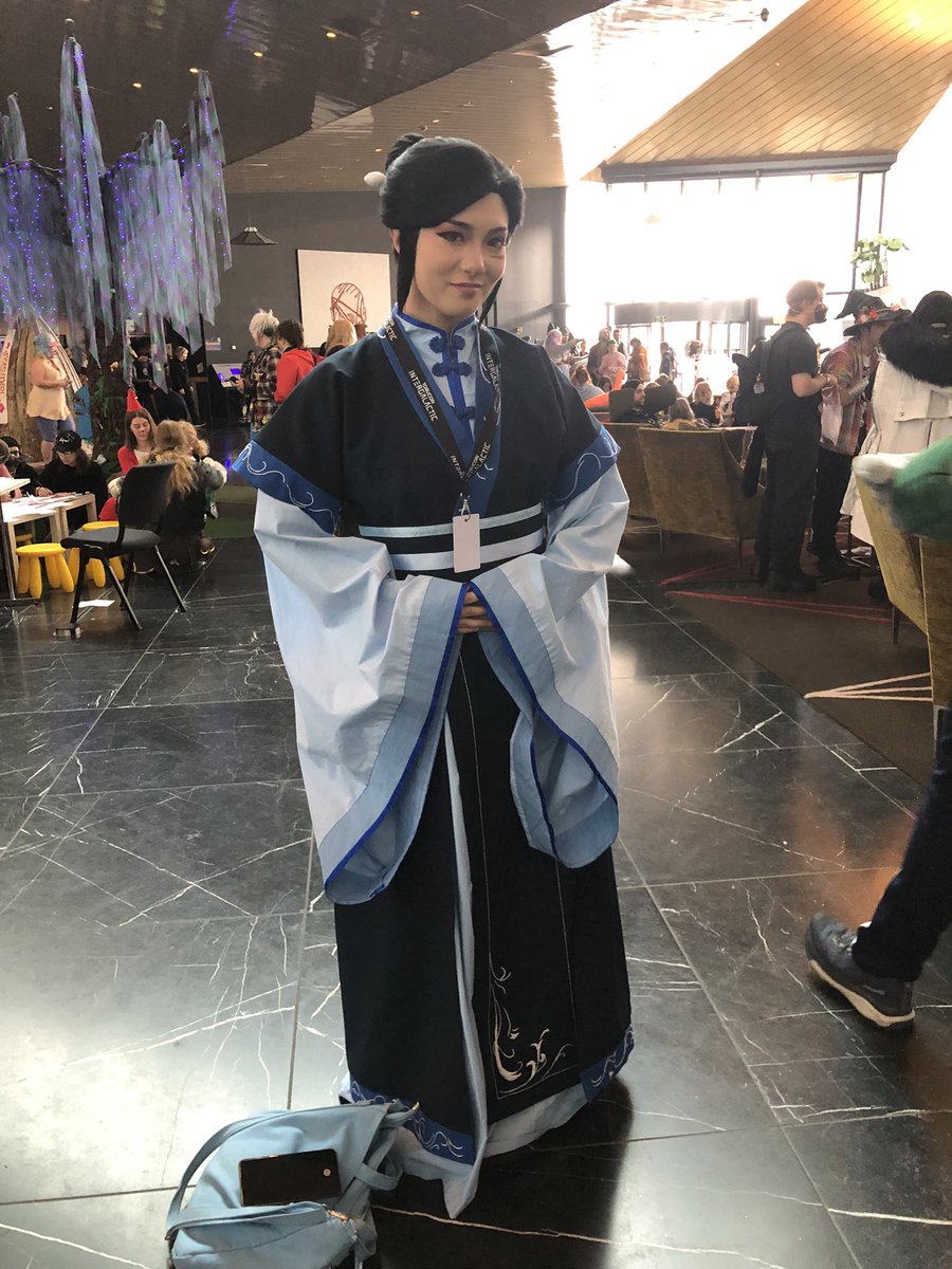 RowanwanP's tweet photo. qi yan cosplayer at #torucon !!! 🫣☺️☺️🩵🩵🩵💙💙🤍🩵💙🤍🩵🩵💙 https://t.co/2E370De3x9