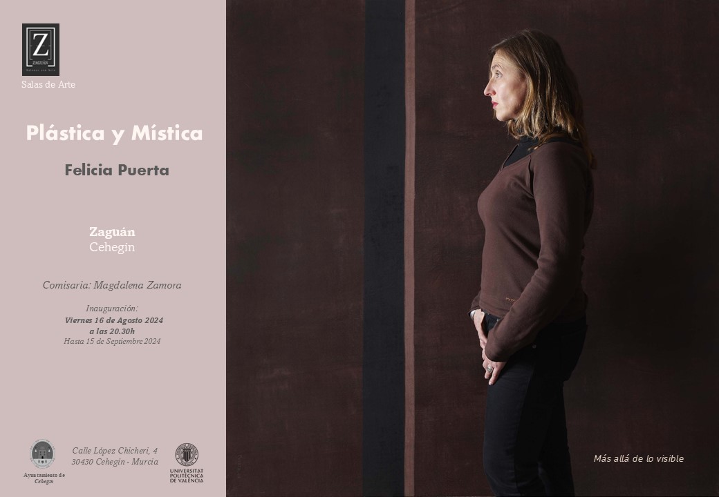 fpuertag's tweet photo. Este próximo viernes 16 de agosto, a las 20.30h, en las Salas de Arte Zaguán del #AyuntamientodeCehegín. Magdalena Zamora y yo, tenemos el placer de invitaros a la presentación de PLÁSTICA Y MÍSTICA. Diálogo entre lo material y lo espiritual. Foto. Juan García Rosell https://t.co/E4SqEpvz27
