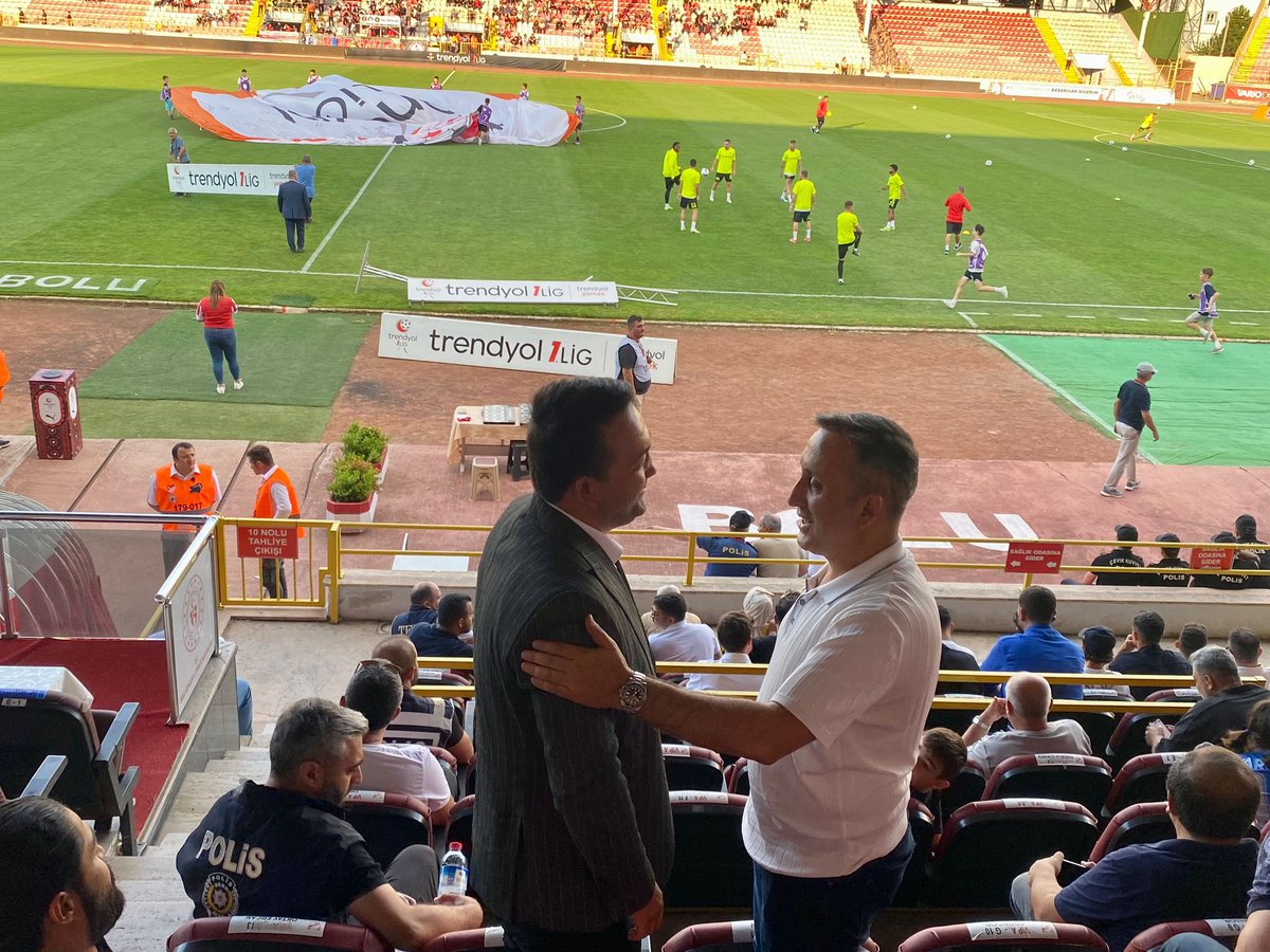 Trendyol 1.Ligi 2024-2025 sezonun açılış maçında şanlı Bolusporumuza başarılar dilerim.