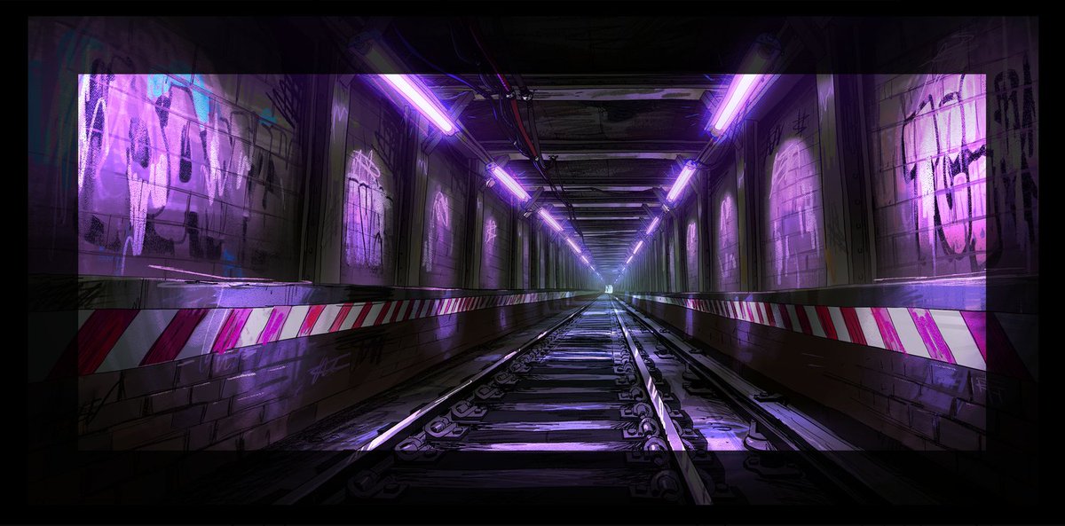 zimmerltw's tweet photo. Jules Itzkoff
Background painting from the Tales of the Teenage Mutant Ninja Turtles series