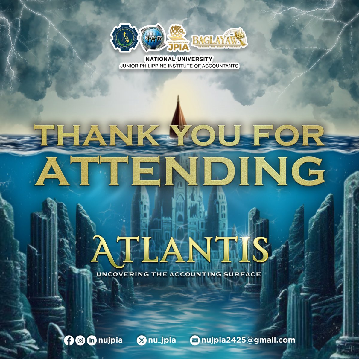 nu_jpia's tweet photo. Thanks for joining “Prologue 1: Online Accounting Tutorials”! 🐳 Your enthusiasm made it a success! 🐙 We hope you gained valuable insights and look forward to seeing you at future events! 🦐🪸

#Prologue1 #NUJPIA2425 #NUJPIABaglayaw #SoaringTheDawnOfVictory https://t.co/RbUiD5Z8yN