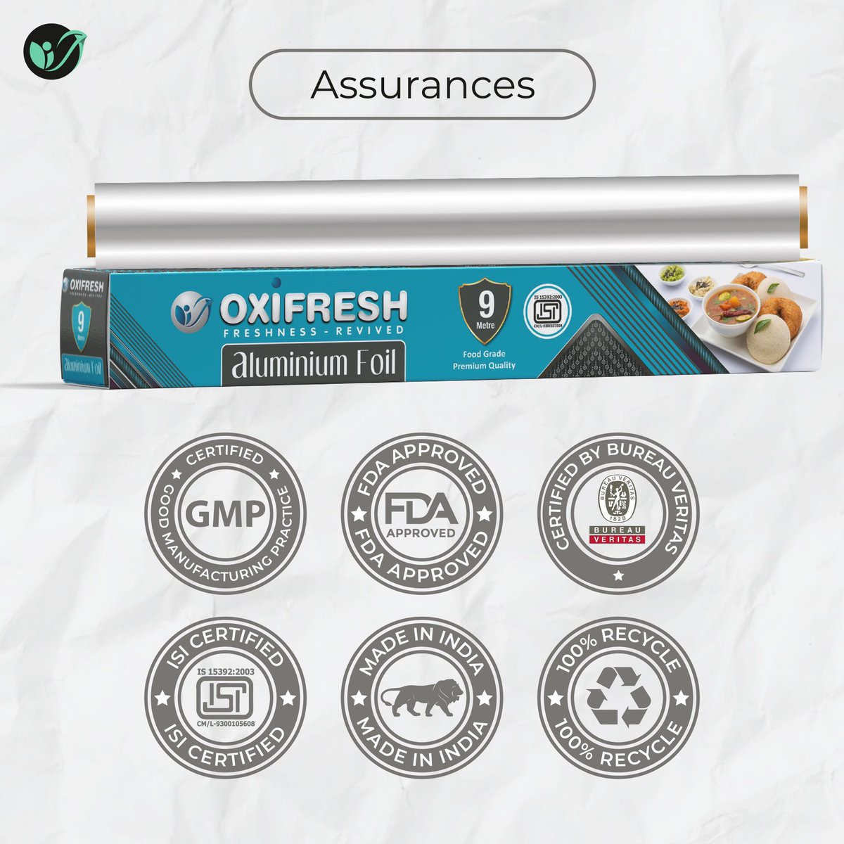 oxifreshindia's tweet photo. Oxi Fresh Aluminium Foil

#oxifresh #aluminiumfoil #foodwrap #restaurants #kitchen #hygiene #recyclable https://t.co/qwc4URiwmI