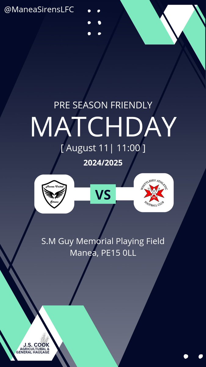 90 minutes in the heat is always tough, great game from the ladies working on new partnerships and showing some good passages of play against a fantastic opposition. 

Ends 4-2 to whittlesey.

All the best for the upcoming season <a href="/WAFCladies/">Whittlesey Athletic Ladies</a> development.