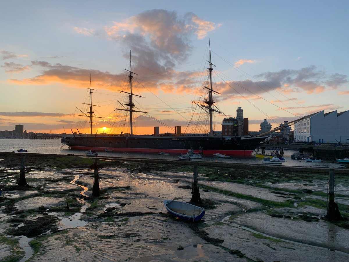 Pompey sunset Warrior Friday evening