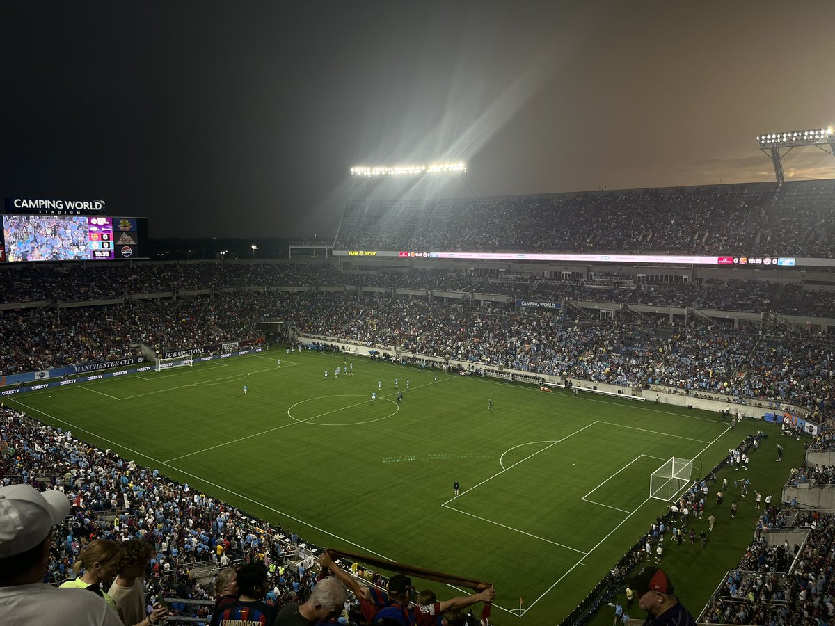 Barcelona V Man City 
What a game!! So lucky to have the opportunity to go whilst over in the states! ⚽️