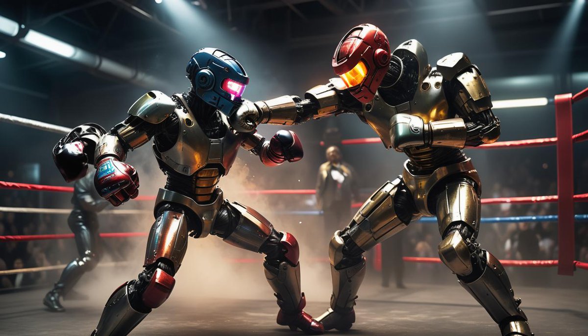 AniRhythm's tweet image. "As iron sharpens iron, so one person sharpens another."
- proverbs
that's life.
#aiart #nftcommunity #robotboxing