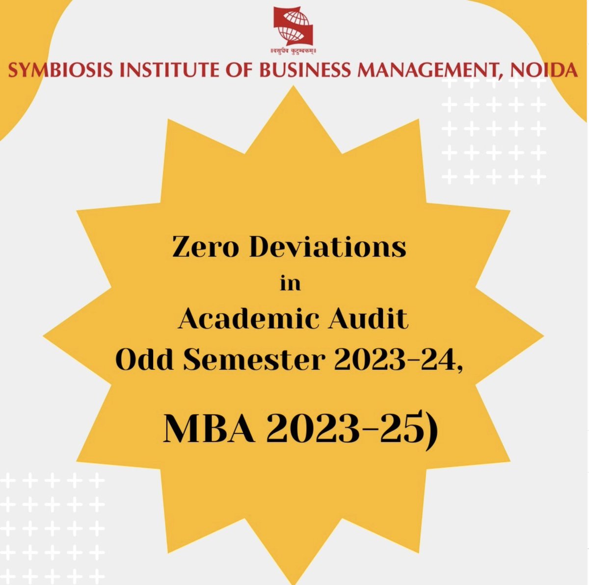 sibmnoida's tweet photo. SIBM, Noida, is an institution dedicated to Academic Excellence. Regularity in classes, regularity in planned &amp; conducted internal assessments, results, action taken reports, perfect compliance, Approved Program Structures, Regular &amp; Visiting faculty members. https://t.co/lLlurcuKXc