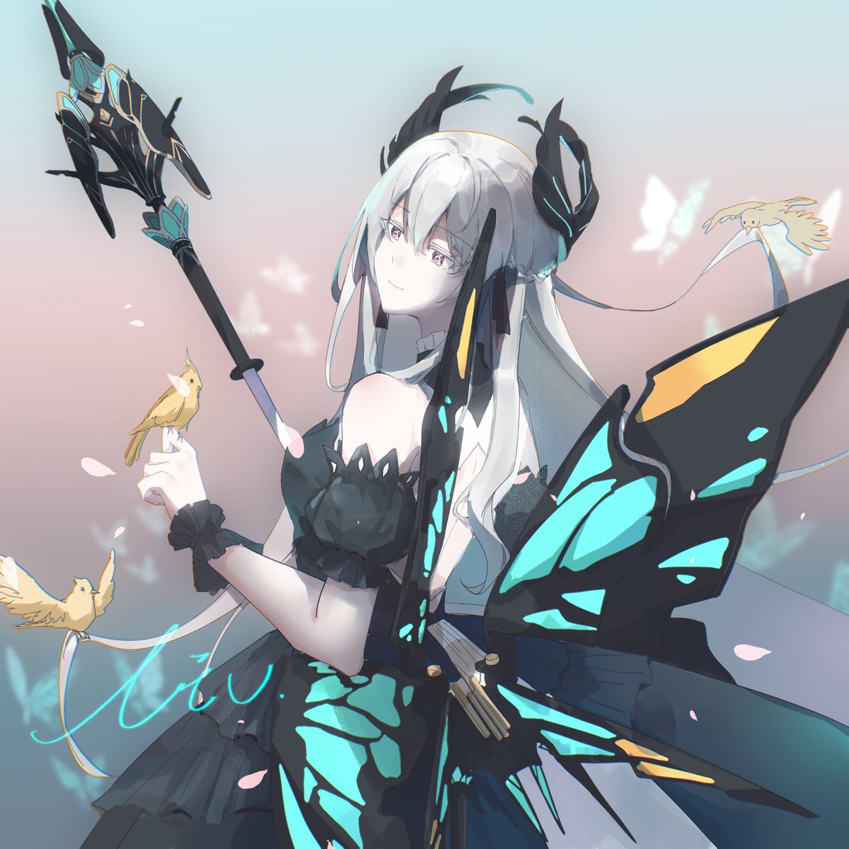 #パニグレ 
#战双帕弥什
#PGR 
#punishinggrayraven
#퍼니싱

啊啊啊啊啊忘记上传到推特了T T
是画给丽芙的启动日贺图！