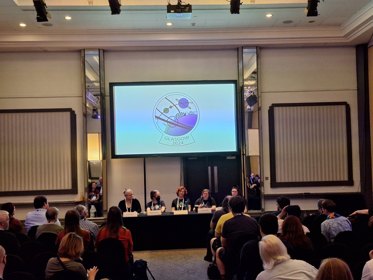 S#it, Here We Go... A discussion of con running with GOH Claire Brialey, E.D.E. Bell (moderator), Marianna "Kisu" Leikomaa, Melissa Kocias and Naomi Karmi.

#Glasgow2024 #WorldconForOurFutures