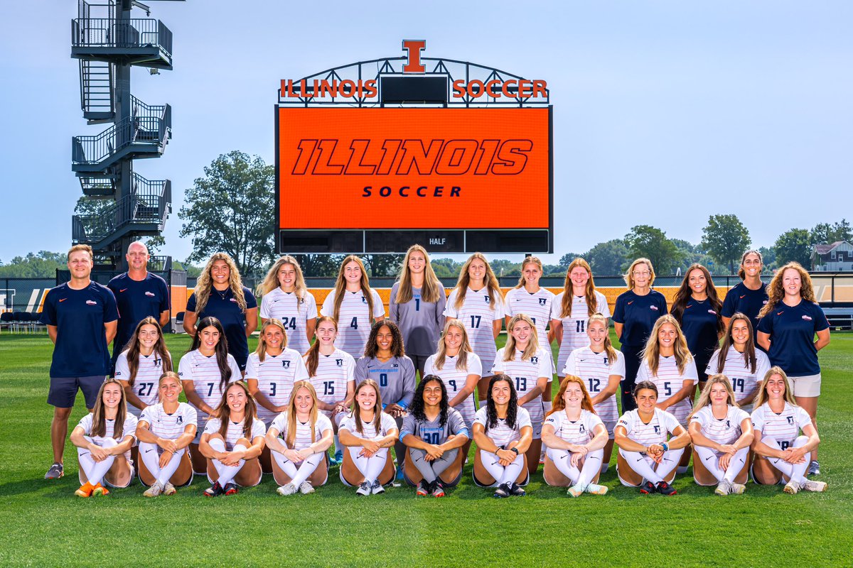 The 2024 Fighting #Illini take the field for the first time on Thursday at Demirjian Park!

#HTTO | #UP ⬆️