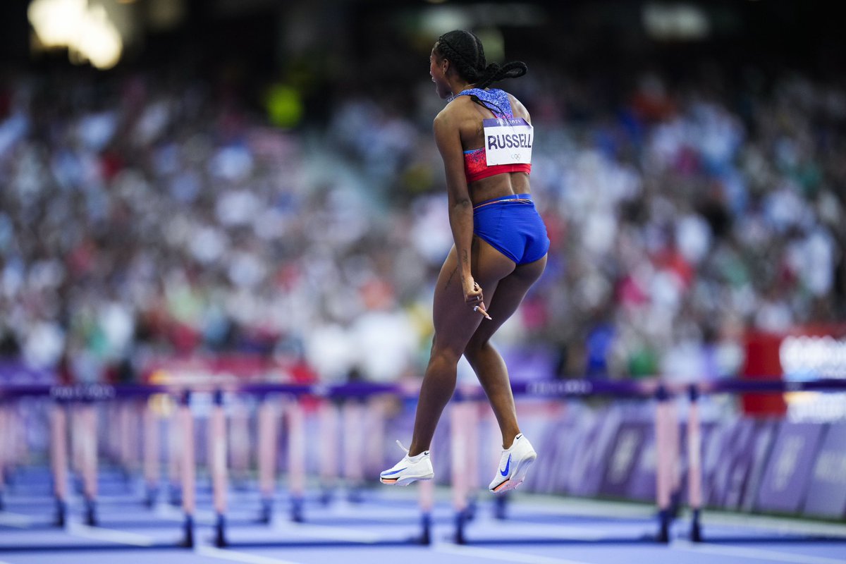 Will the Masai Russell fan club please stand up?? 🧍🧍🧍

#UKTF x #OlympiansMadeHere | 📸 @apnews