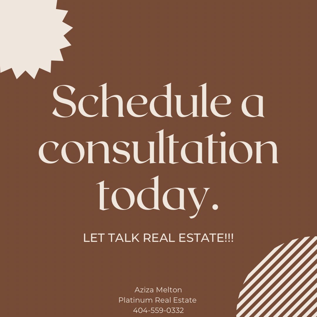 AzizaMeltonRE's tweet image. Become a homeowner today call me ASAP!!! #homebuyer #realestateagent #decaturrealestateagent  #homesforsale #decaturrealtor #decaturgarealestate