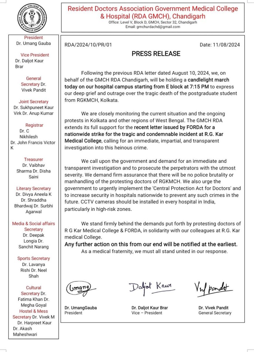 RDA GMCH Chandigarh tweet media