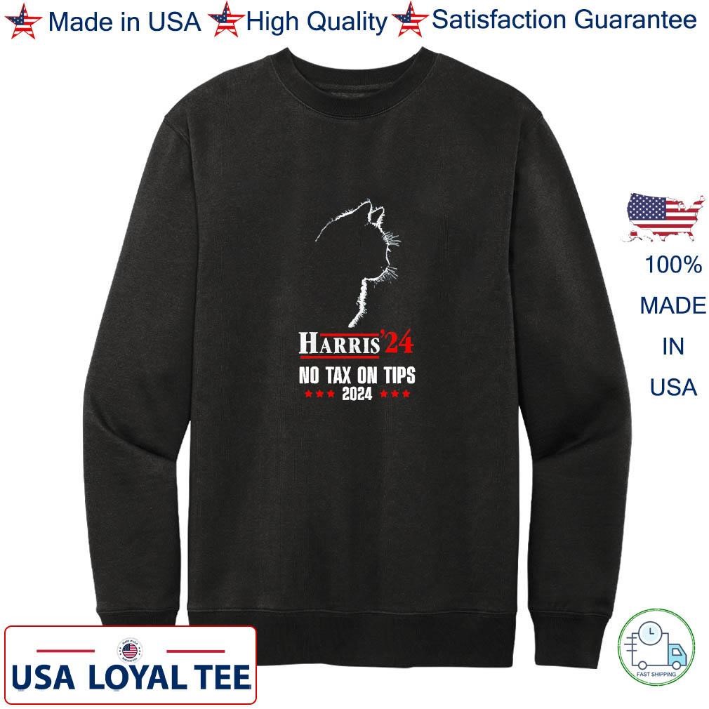RegisvinciStore's tweet image. No taxes on tips copy cat Harris Trump 2024 shirt - Available now on usaloyaltee.com
 #CopyCatKamala #Notaxesontips #NoTaxOnTips #TrumpNoTaxOnTips #KamalaHarris #KamalaWalz2024 
#KamalaBringsUsJoy 
Links below 
usaloyaltee.com/product/no-tax…