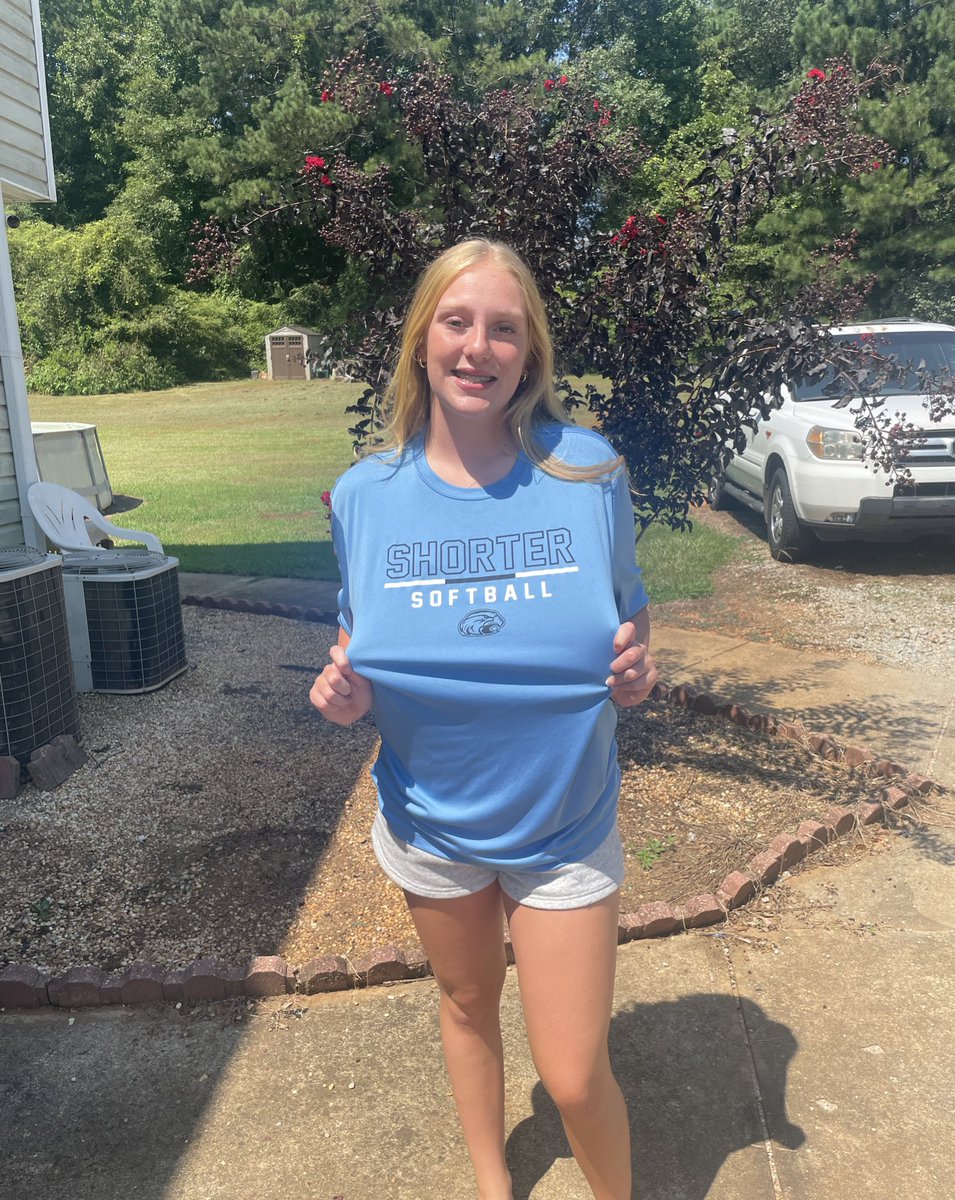 I am beyond grateful to announce my commitment to Shorter University. A big thank you to my coaches, teammates and family who have supported and believed in me through everything. I love y’all so much! God is so good and his plan has led me in the right direction. Go Hawks!💙🥎