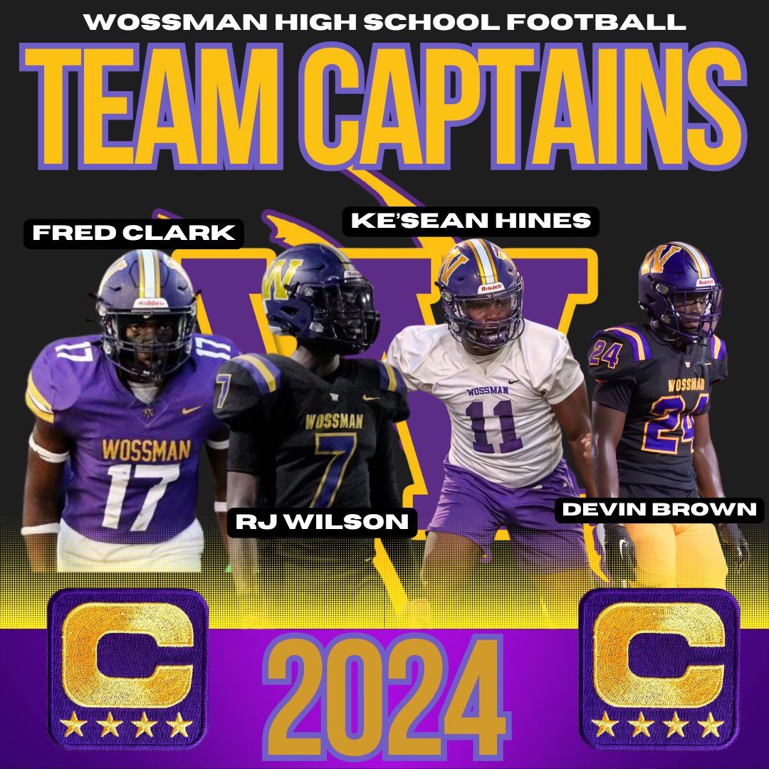 Help us congratulate our 2024 Team Captains! These young men embody our culture and beliefs to a tee.

<a href="/KeseanHines16/">Kesean Hines</a> 
<a href="/fredclark0/">Fred Clark 🌟</a> 
<a href="/Rjaywilson1/">Richard “RJay” Wilson Jr</a> 
<a href="/devbrown_/">Devin Brown</a>

We are excited to see where they help
lead us to in 2024. These captains are chosen amongst their peers!

#RestoreTheRoar