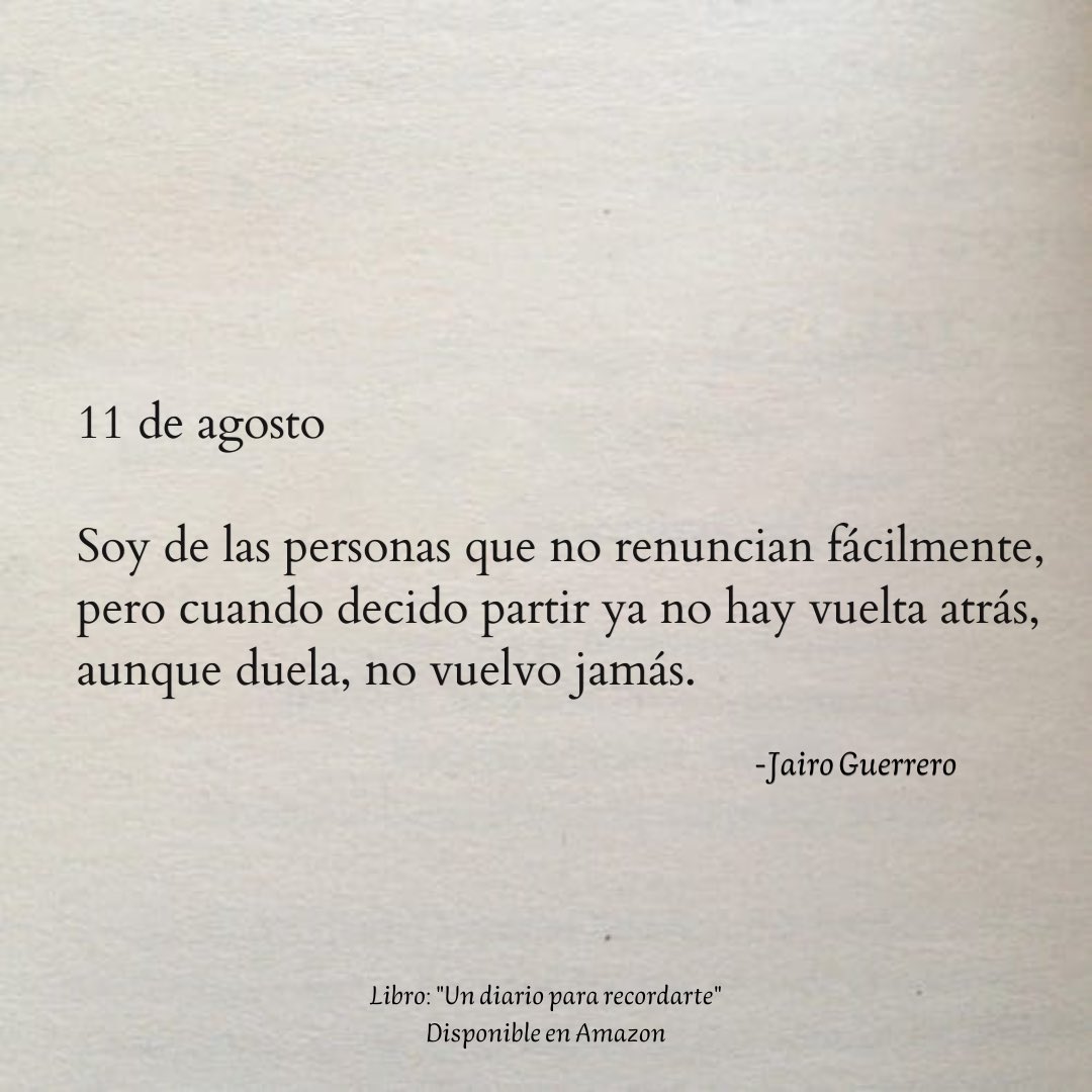 11 de agosto. ✍🏻