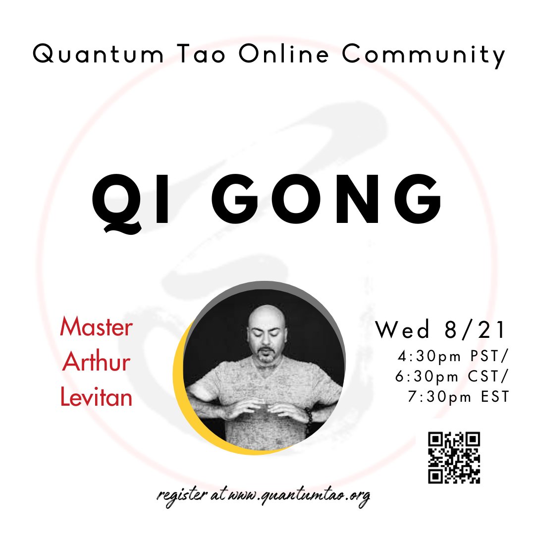 Our Qi Gong Community begins practice weekly on 8/21. Visit our website for more information and to register. #aifounders #techfounders #womenfounders #warriorenergy #taoism #qigong 
quantumtao.org