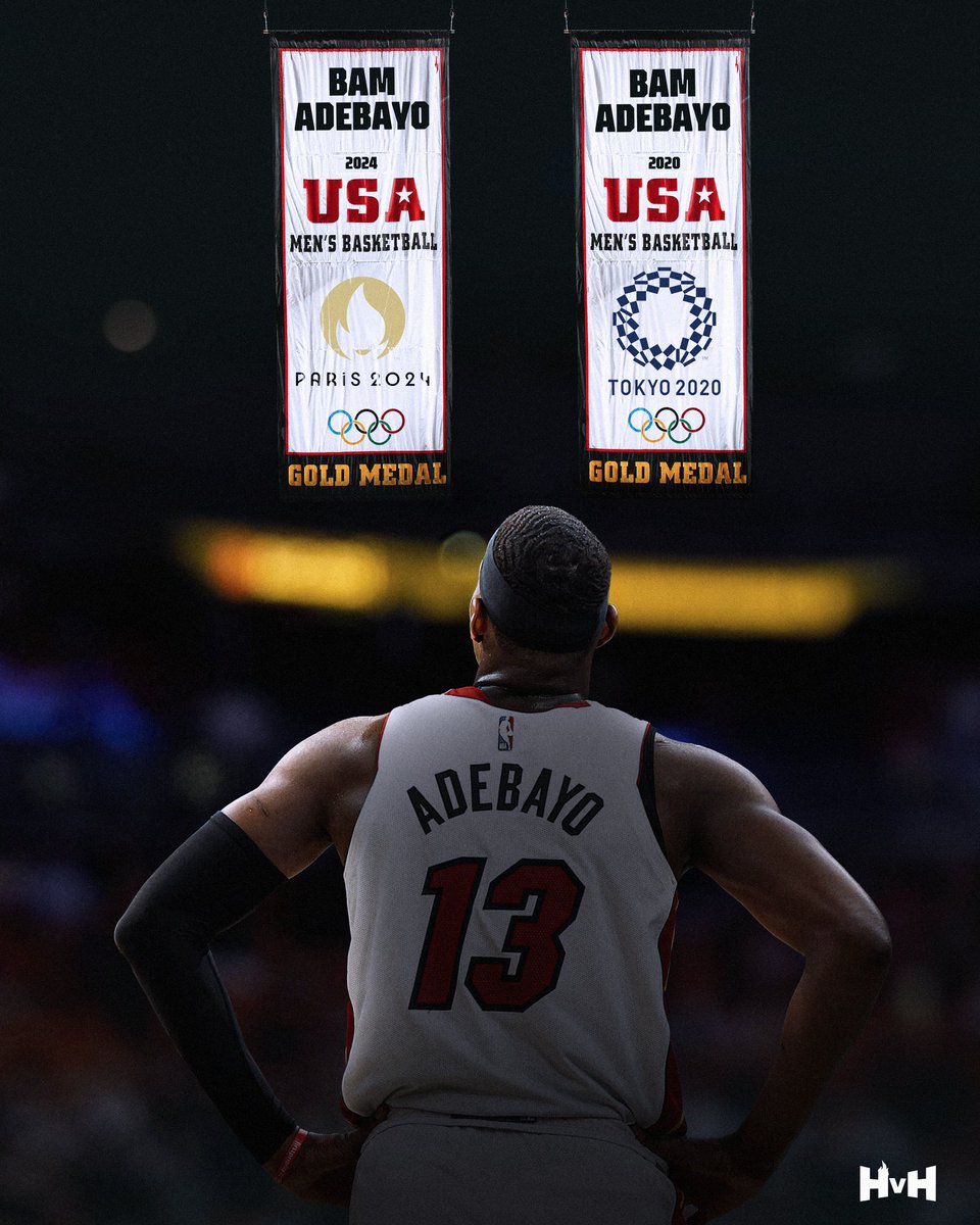 HeatvsHaters's tweet photo. Bam Adebayo will get his 2nd Olympic banner https://t.co/T9T5yBfbpI