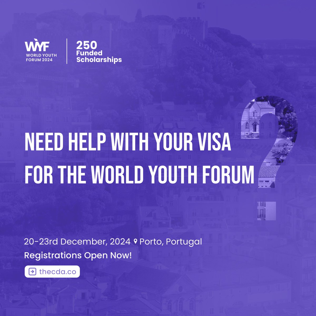 thecdaco's tweet photo. Ready to make your Portugal dreams a reality? 🌍 

Secure your invitation letter now and get one step closer to an unforgettable experience!

#worldyouthforum #wyf24 #worldyouthforum2024 https://t.co/Tq9zrRsyNY