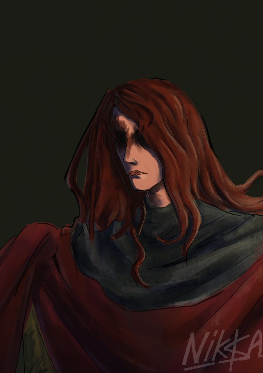 NikSSSa_'s tweet photo. Messmer's wearing a sombrero because his cape looks like a pancho. sketch #eldenringart #art #illustration #meme #eldenring https://t.co/nXUqhEst6E