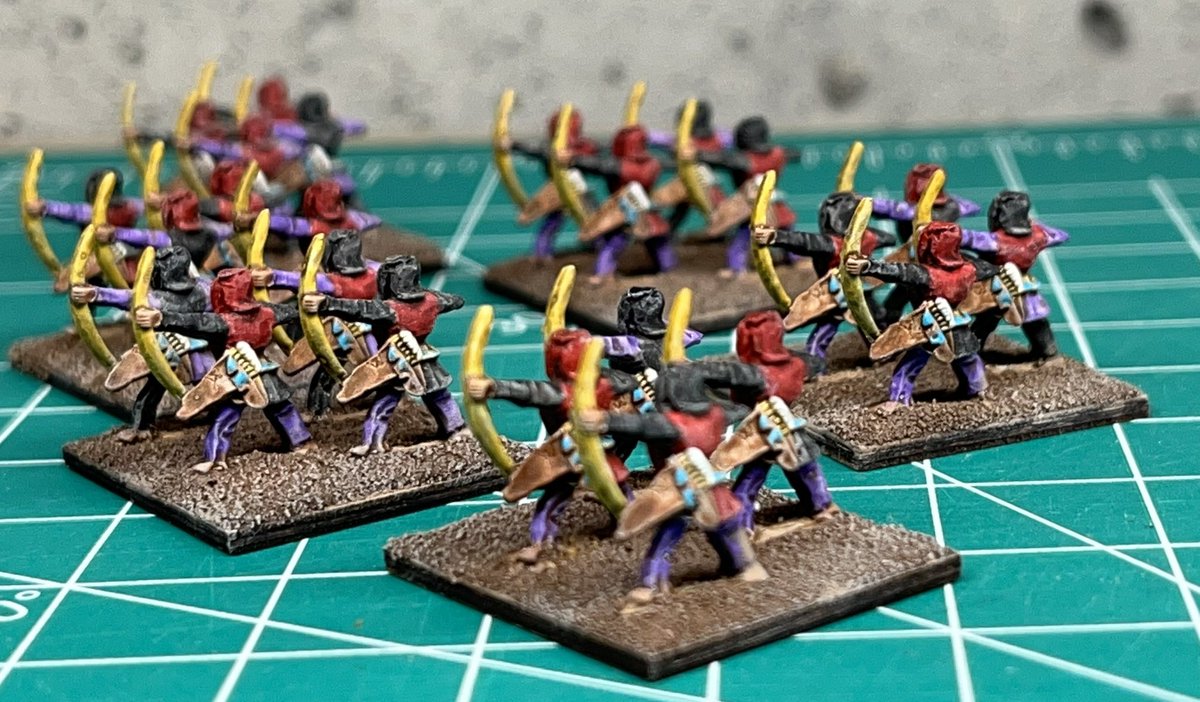 LMT_Studio's tweet photo. Today’s update on the Middle-Earth/Lord of the Rings project in 10mm. Harad Bowman. #10mm #lotr #Wargames #middleearth @OldGloryMinis https://t.co/Q2MKHhyFhe