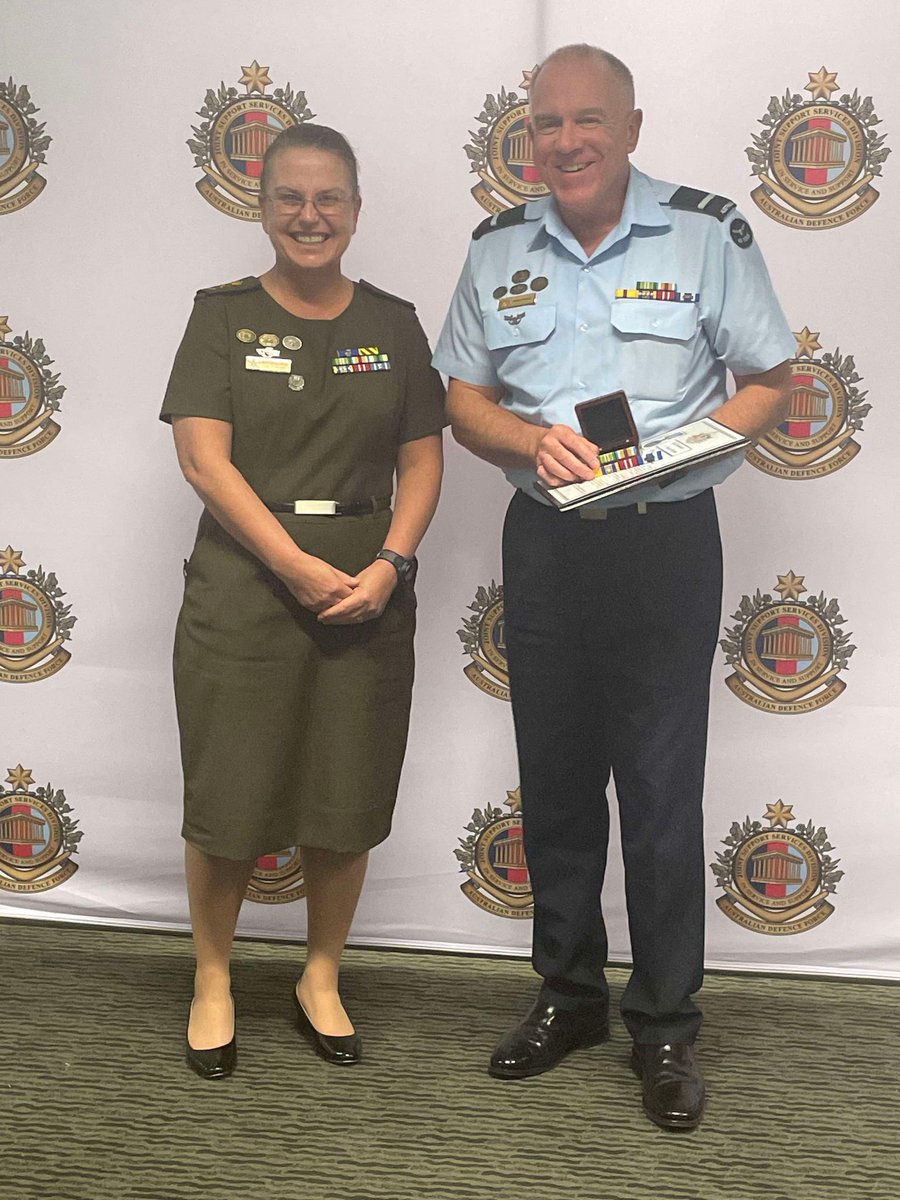 40 years of service in #YourADF is an extraordinary achievement.
I was pleased to award our Reserve and Cadet Support Division’s Air Commodore Grant Pinder with the Fifth Clasp and Federation Star for the Defence Long Service Medal for his 40 years in the <a href="/AusAirForce/">Royal Australian Air Force</a>