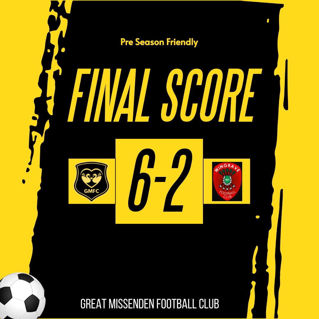 SuperGMFC's tweet photo. After beating Marlow Utd last weekend in our first pre season friendly, this Saturday we took on a spirited @wingrave_fc side. More goals for GMFC with new striker Miles Bridgman scoring his first hat trick for the club, the same thing Graham Stephenson did for us last week⚽️⚽️⚽️ https://t.co/VMdBeAG3CO
