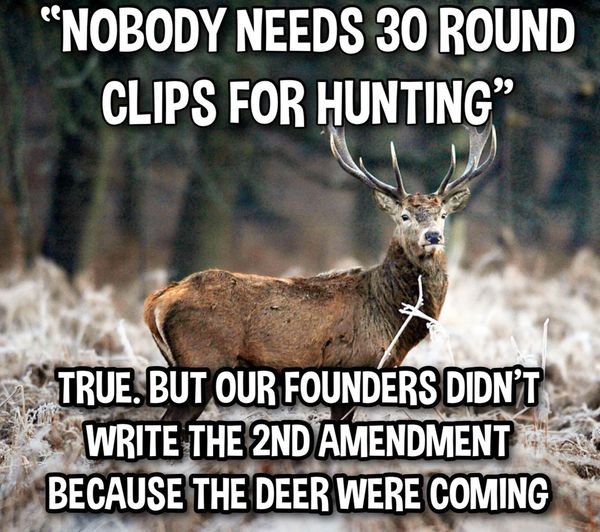 PeriklesGREAT's tweet photo. @elonmusk 🔥Our Founders didn't write the 2nd amendment because the DEER were coming ! 🔥 https://t.co/SeWHy7DH5m