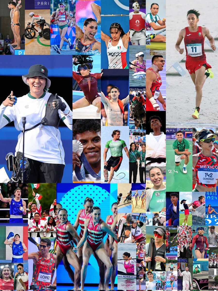 Gracias atletas mexicanos 🇲🇽 ❤️ 
Gracias a todos los que siguieron la cuenta 
Gracias a todos los que se desvelaron con nosotros 
Gracias #Paris2024 
Ahora a cubrir los Juegos Paralímpicos porque esto aún no se ha acabado⏳