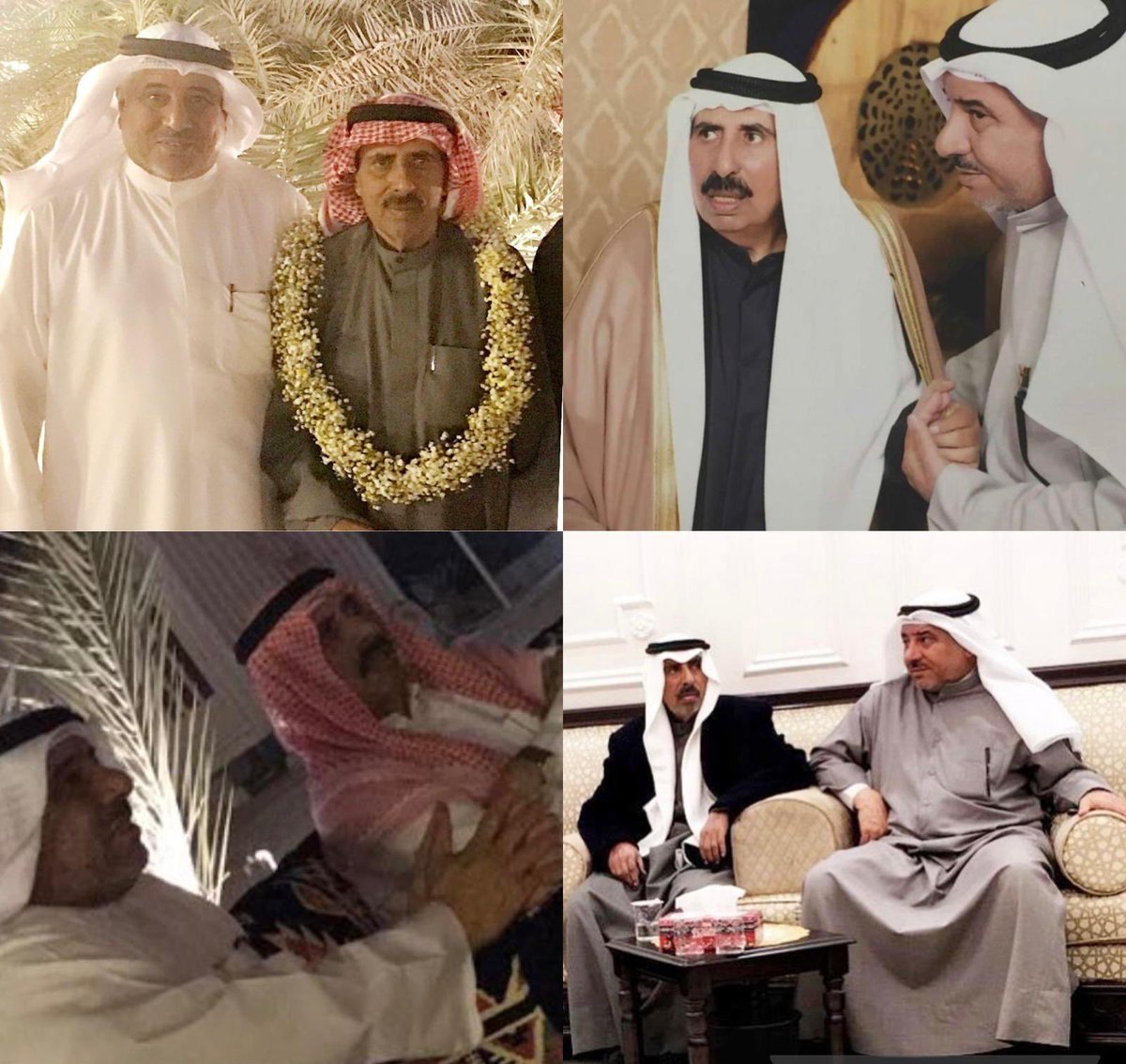 كني بعد فقدك ب حرّ اللواهيب

وكني غريب الدار مالي جماعة

قالوا تطيب وقلت وشلون باطيب

وطلبت من عند الكريم الشفاعة