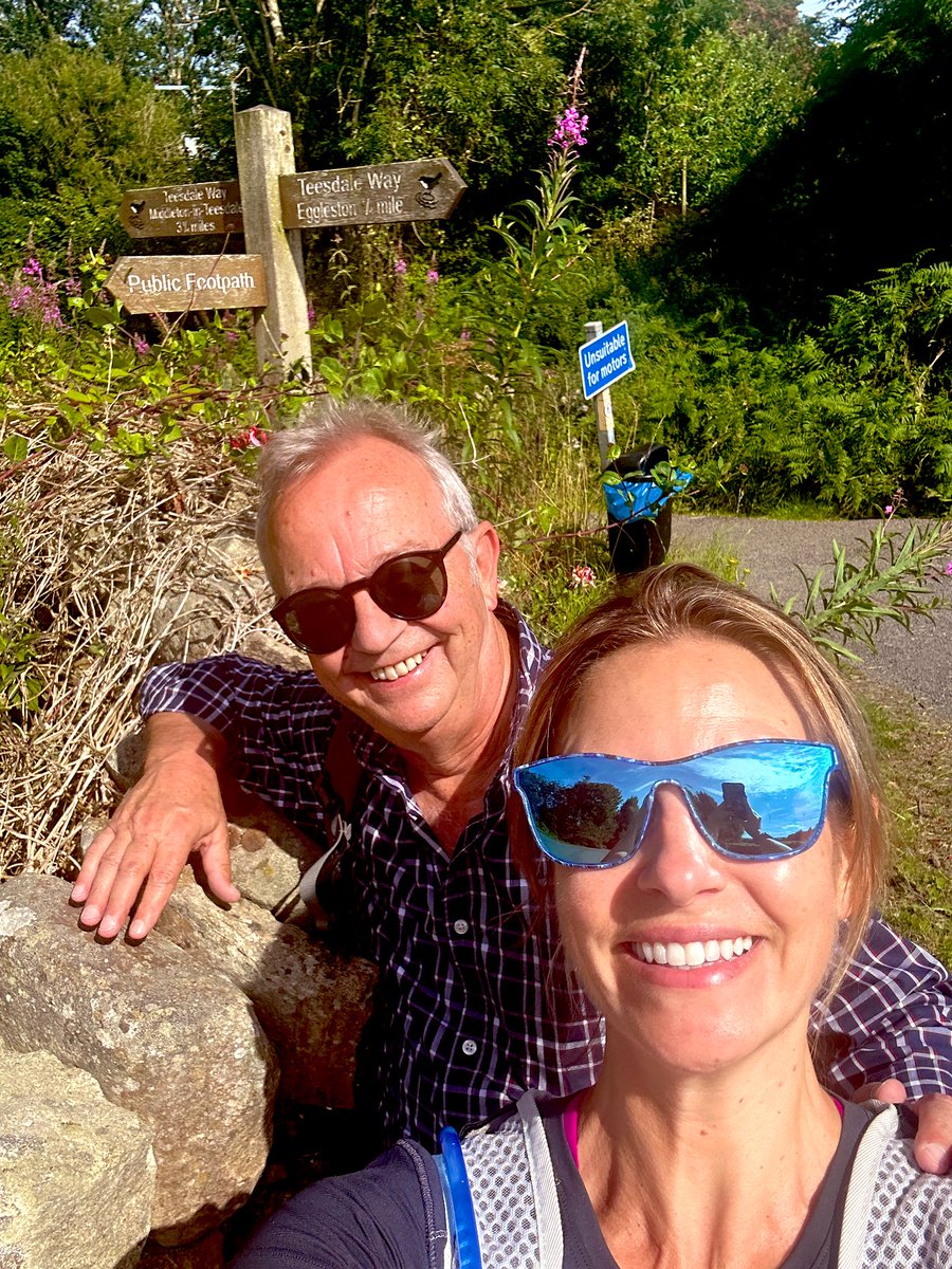 JessicaJAW1903's tweet photo. Teesdale Way - Eggleston to High Force with my Dad - bloomin hot but stunning and as ever amazing advice from him for the whole 11 miles! ❤️ #TeesdaleWay https://t.co/uA2RplZp8w