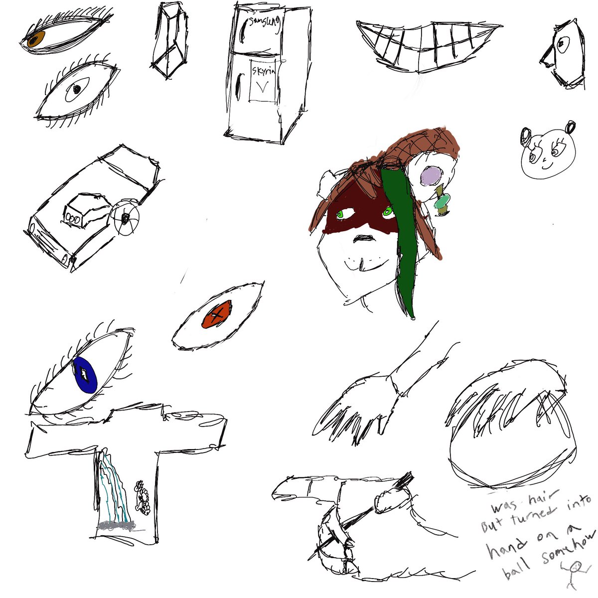 KillRoy92's tweet photo. Hello friends, day 2 of drawing to get better to flex on Ai bros. My art is that of a middle schooler but I’m finding great joy in doodling. #fuckaiart https://t.co/5IxA30CC6k