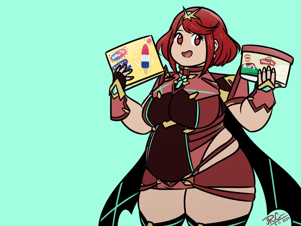 JDAlbum's tweet photo. Pyra desserts doodle (source) #August #Day11 2024 #XenobladeChronicles2 #XenobladeChronicles #XBC2 #XC2 #Pyra #jdarts #bean https://t.co/tqWiYicehB https://t.co/f8Ldq17Qjv