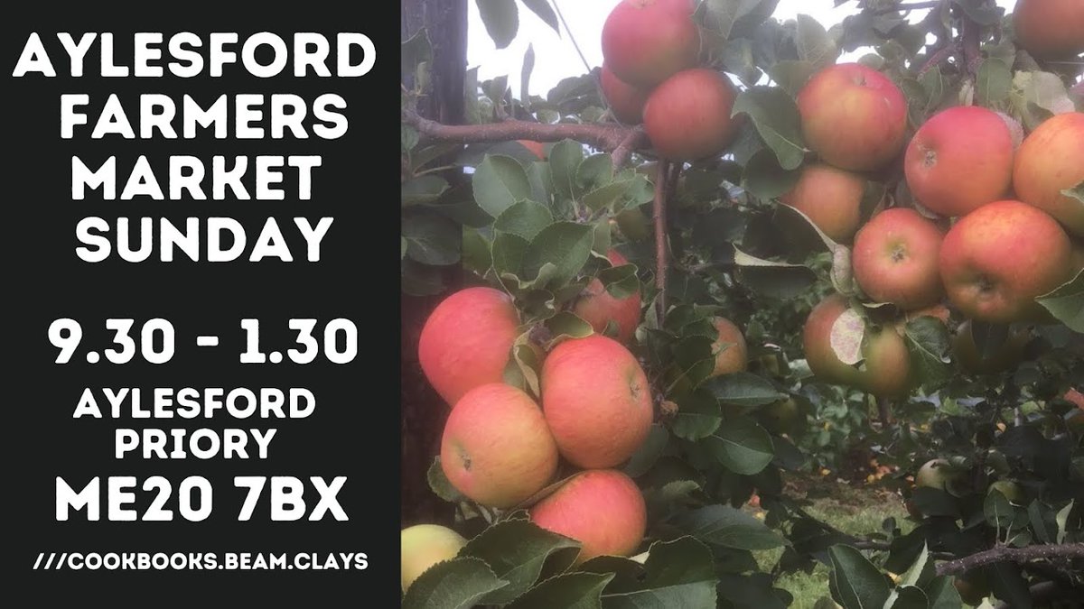AylesfordFmMrkt's tweet photo. Apples all year from @BessboroughFarm Pears and soft fruit when in season. Jams, juice & crumbles Sunday at
The Friars
#Aylesford
ME20 7BX ///potato.belief.bordering
#ShopLocal
#FreshLocalProduce
Free Parking
Get an email reminder of every market here https://t.co/plgC5VtFTi #ad https://t.co/BHLZ2uz67c
